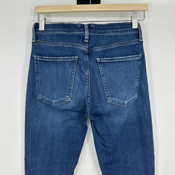 AGOLDE Sophie High Rise Raw Hem Crop Skinny‎ Denim Jean Size 27 Style A018-3005. - Picture 12 of 13
